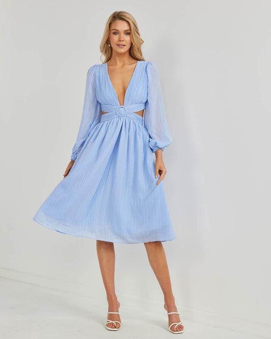 Leilani Dress-Blue